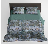 Комплект постельного белья CASADELGUSTO евро, Lago Monet, сатин Premium 250 TC 22685