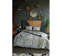 Комплект постельного белья CASADELGUSTO евро, Mármol azul (Сатин Lux 300 TC) 22689