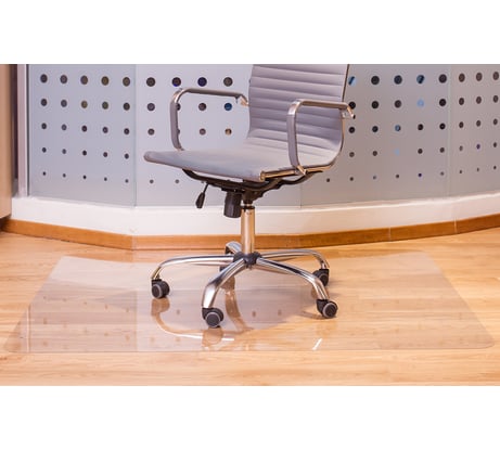 Защитный коврик для напольных покрытий BSL-office, поликарбонат, 90х120 см, глянец, толщина 0,8 мм 1008091200