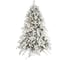 Искусственная ель BEATREES Crystal Queen зеленая, заснеженная, 830 LED ламп, теплый белый цвет, 2.4 м 1050324Л 1