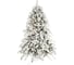 Искусственная ель BEATREES Crystal Queen зеленая, заснеженная, 830 LED ламп, теплый белый цвет, 2.4 м 1050324Л 2