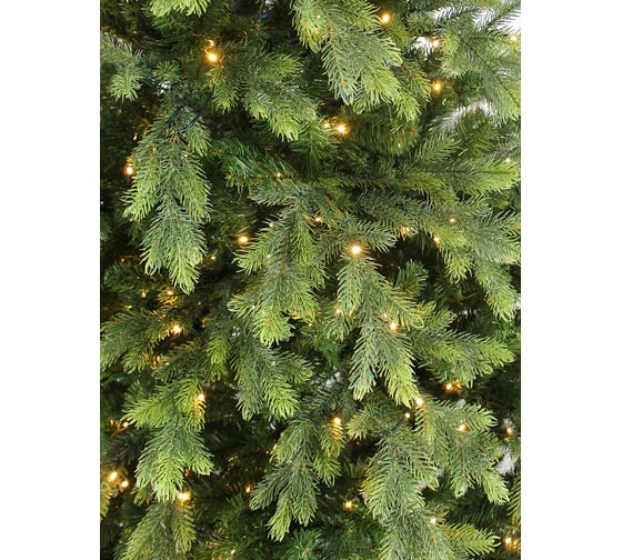 Искусственная ель BEATREES Emerald зеленая, 1440 LED ламп, теплый белый цвет, 3.6 м 1050236Л
