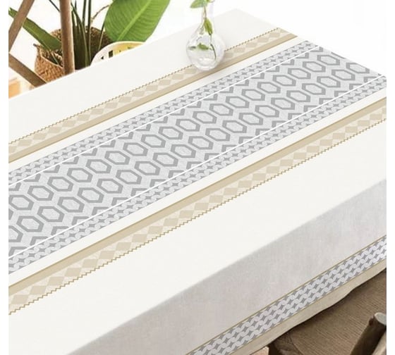 Клеенка ПВХ на тканевой основе Dekorelle Adèle 206, 1,4х20 м A206 1