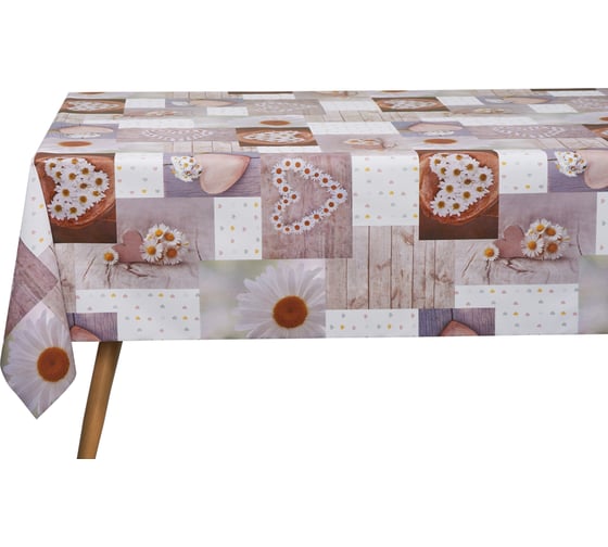 Клеенка ПВХ на тканевой основе Dekorelle Adèle 406, 1,4х20 м A406 1