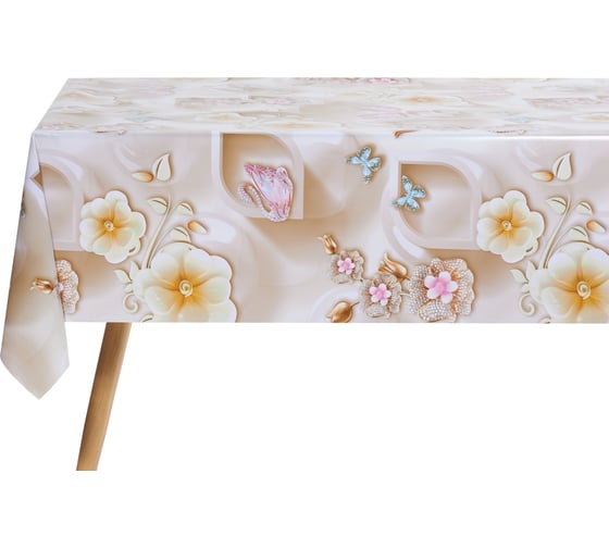 Клеенка ПВХ на тканевой основе Dekorelle Glance 468, 1,4x20 м GT468 1