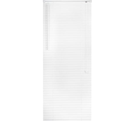 Горизонтальные жалюзи BRABIX 140x155 см пластик цвет белый 606029