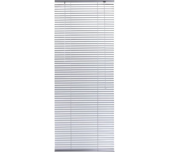 Горизонтальные жалюзи BRABIX 70x160 см алюминий цвет серебристый 606037