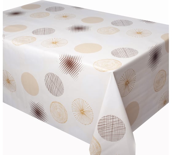 Клеенка ПВХ на тканевой основе Dekorelle Adèle 254, 1,4х20 м A254 1