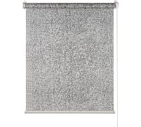 Рулонная штора ПраймДекор Мозаика миниролло, серебро, 37x170 см 42037121