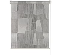 Рулонная штора ПраймДекор Дали миниролло, серый, 62x170 см 42062122