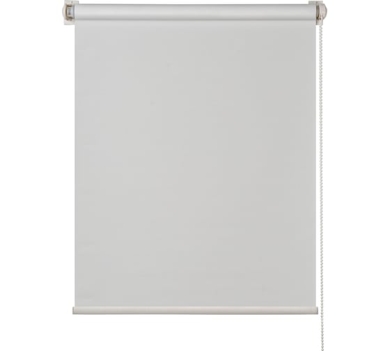 Рулонная штора ПраймДекор миниролло blackout, белый, 37х170 см 11037001 1