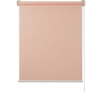 Рулонная штора ПраймДекор жаккард миниролло, светло-розовый, 62x170 см 3062014