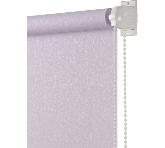 Рулонная штора ПраймДекор жаккард миниролло, сиреневый, 73х170 см 3073101 1