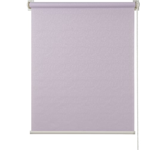 Рулонная штора ПраймДекор жаккард миниролло, сиреневый, 43х170 см 3043101 1