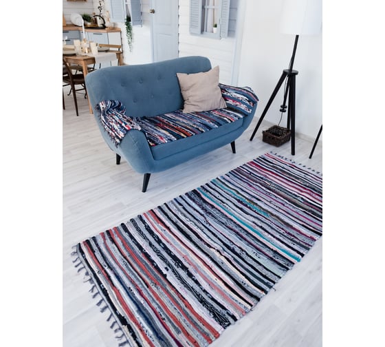 Напольный хлопковый коврик ComeForte Бомбей 60x120 см CR-003