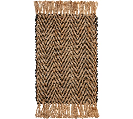 Джутовый коврик ComeForte Волна с бахрамой 60x90 JWN-2