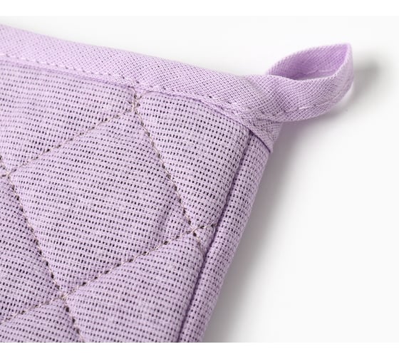 Кухонный набор Доляна Lilac варежка 18x28 см, полотенце вафля 2 шт. 35x60 см 10839145