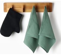 Кухонный набор Доляна Hope варежка 18x28 см, полотенце вафля 2 шт 35x60 см 10839148