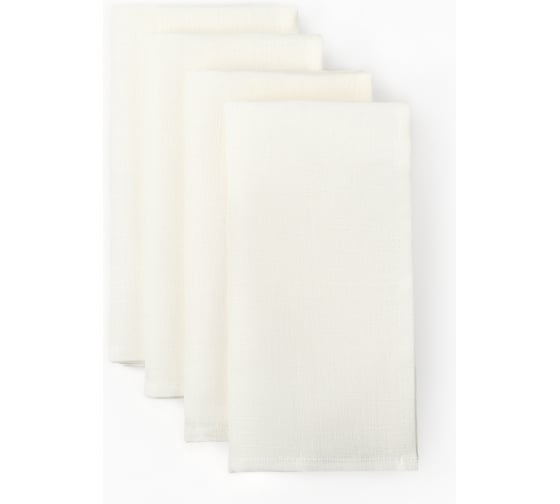 Набор салфеток Этель Natural linen 40x40 см - 4 шт, 100% лён 10836261