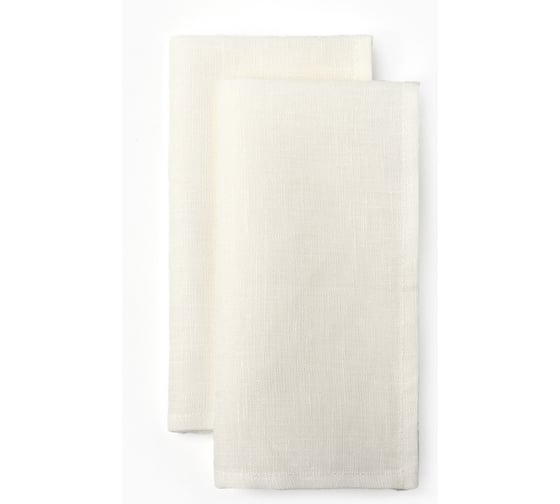 Набор салфеток Этель Natural linen 40x40 см - 2 шт, 100% лён 10836259 1