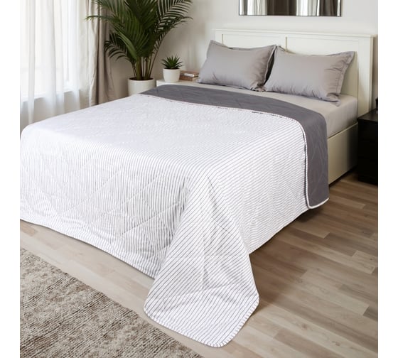 Покрывало LoveLife 2 спальное, Stripes, 180*210±5 см, новосатин, 100% п/э 10290752 1