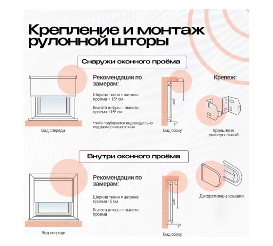 Рулонная штора DAUERHAFT с электроприводом 1.2x2 м и пультом ДУ Zigbee Блэкаут белый мотор слева РШДРбб-1200-л