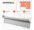 Рулонная штора DAUERHAFT с электроприводом 1.15x2 м и пультом ДУ Zigbee Блэкаут серый мотор слева РШДРбс-1150-л 3