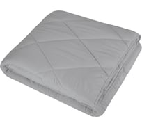 Теплое одеяло Guten Morgen холлофайбер, микрофибра, Softt, серый, 200x220 см ОТСфт-Сер-200-220