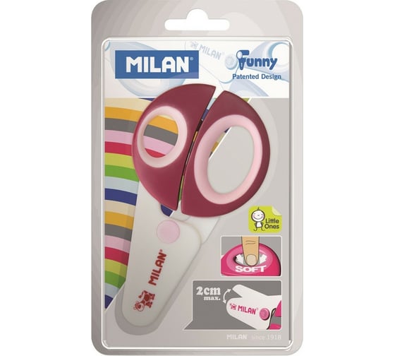 Детские ножницы Milan Funny с пластиковыми лезвиями BWM10152 ДС 1032926