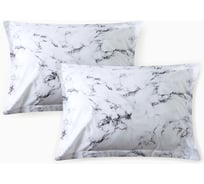 Комплект наволочек Этель Marble 50*70+3 см, 100% хлопок, перкаль (300 нитей) 10683002