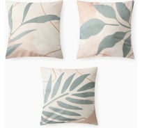 Чехол на подушку Этель Меланхолия 3 шт, 40*40 см, велюр 100% п/э 10702837