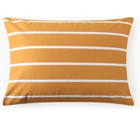 Наволочка Этель Mustard stripes 50*70 см, 100% хлопок, поплин 125 г/м2 10801795