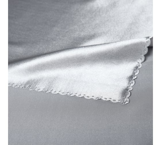 Скатерть Доляна Silver 140x220+-3 см, 100% полиэстер 10508111