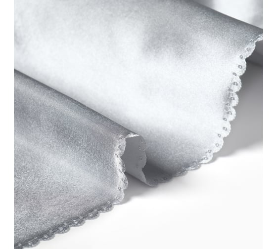 Скатерть Доляна Silver 140x220+-3 см, 100% полиэстер 10508111