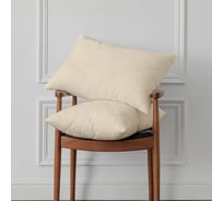 Набор стеганых подушек Guten Morgen шерсть верблюжья, холлофайбер, микрофибра, Вулсофт, 70x70 см, 2 шт. НПст-Вул-70-70-2