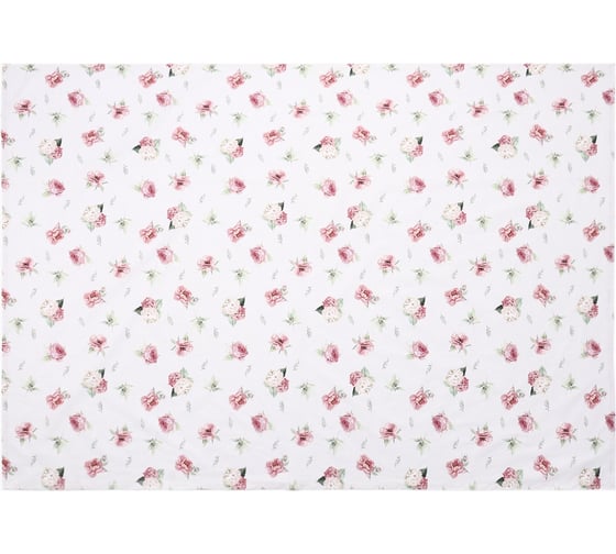 Скатерть Этель Bloom 149x180 см, 100% хлопок, репс 210 г/кв.м 10826589