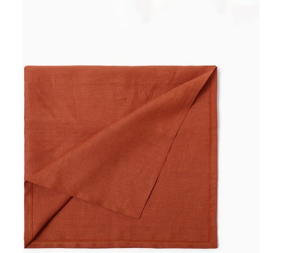 Скатерть Этель Linen collection brown 145x180 см, 100% лен 210 г/кв.м 10610033