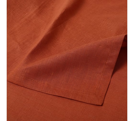 Скатерть Этель Linen collection brown 145x180 см, 100% лен 210 г/кв.м 10610033