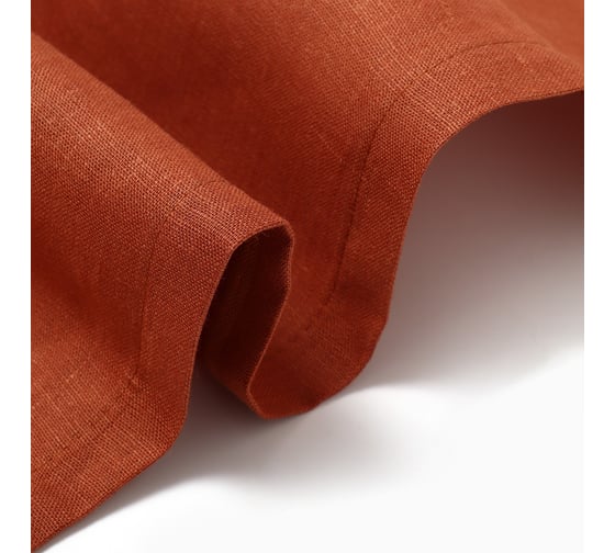 Скатерть Этель Linen collection brown 145x180 см, 100% лен 210 г/кв.м 10610033