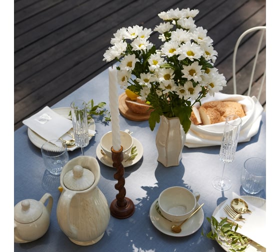 Скатерть Этель Linen collection grey 145x180 см, 100% лен 210 г/кв.м 10610034