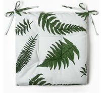 Сидушка на стул Этель Папоротник 42x42x7 см, репс 220 г/м2, 100% хлопок 10783197