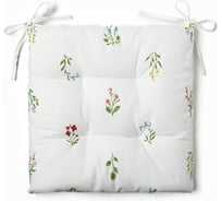 Сидушка на стул Этель Цветочек 42x42x7 см, саржа 190 г/м2, 100% хлопок 10783212