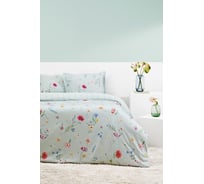Комплект постельного белья TAC ORGANIK SATEN евро, SOLENE, мятный 4660-08886
