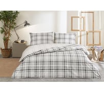 Комплект постельного белья TAC RANFORCE YOUNG евро, CALEB, серый 3518-05946