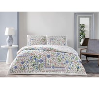 Комплект постельного белья TAC RANFORCE евро, GRACIE, синий 3464-06011