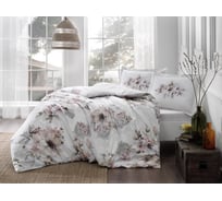 Комплект постельного белья TAC SATEN 1.5 спальное, BENNIE, бежевый 3255-89504