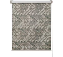 Рулонная штора ПраймДекор Blackout Венецианская штукатурка миниролло, антик малахит, 90х170 см 23090115