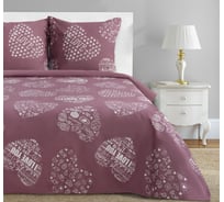 Комплект постельного белья Этель дуэт, Te amo (вид 2) 143x215 см 2 шт., 220x240 см, 70*70 см 2 шт, бязь 3988387