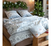 Комплект постельного белья Этель евро, Скандинавский 200*217 см, 220*240 см, 70*70 см 2 шт, бязь 7103902