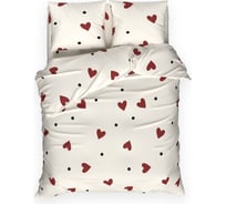 Комплект постельного белья Этель дуэт, First love 143*215 см 2 шт., 220*240 см, 70*70 см 2 шт, бязь 125 г/м2, хлопок 10706942